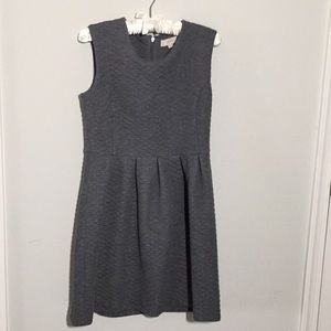 Gray quilted dress